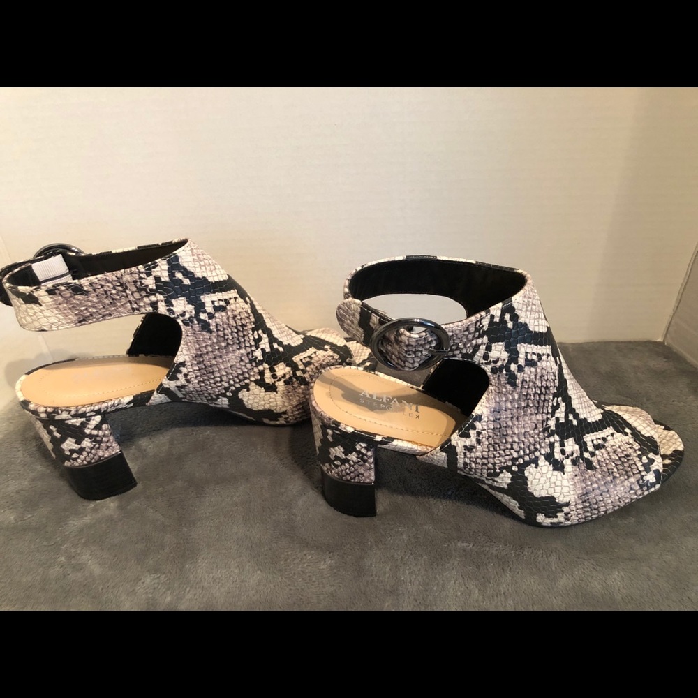 Alfani Snake Print Heeled Sandals